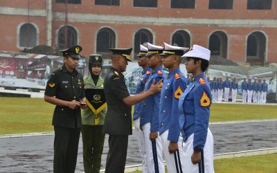 Gubernur Akademi Militer Pimpin Upacara Kenaikan Tingkat dan Pangkat Taruna/Taruni