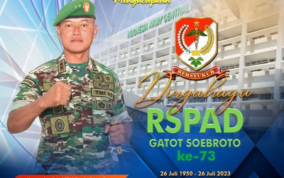 Gubernur Akademi Militer Beserta Persit Kartika Chandra Kirana PCBS Akmil dan Keluarga Besar Akademi Militer Mengucapkan Dirgahayu RSPAD GATOT SOEBROTO KE – 73