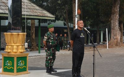 Gubernur Akademi Militer Pimpin Apel Olahraga