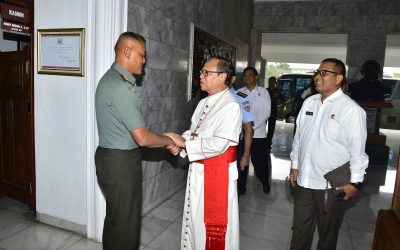 Akademi Militer Terima Kunjungan Uskup Agung