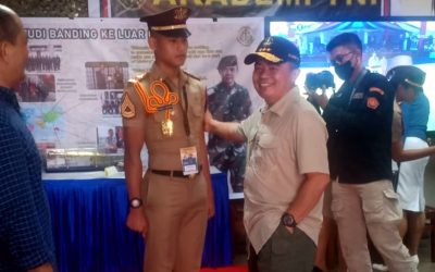 Danjen Akademi TNI kunjungi Stand Akademi Militer dalam event The Canisius Education Fair 2023