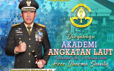 Gubernur Akademi Militer Beserta Persit Kartika Chandra Kirana PCBS Akmil dan Keluarga Besar Akademi Militer Mengucapkan dirgahayu Akademi Angkatan Laut