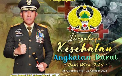 Gubernur Akademi Militer Beserta Persit Kartika Chandra Kirana PCBS Akmil dan Keluarga Besar Akademi Militer Mengucapkan KESEHATAN ANGKATAN DARAT