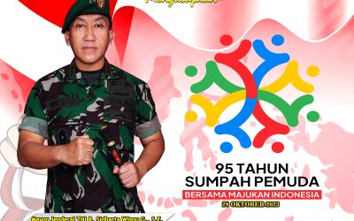 Gubernur Akademi Militer Beserta Persit Kartika Chandra Kirana PCBS Akmil dan Keluarga Besar Akademi Militer Mengucapkan Selamat Hari SUMPAH PEMUDA “Bersama Majukan Indonesia”