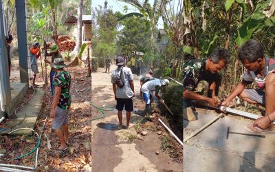 Atasi Kekeringan Akademi Militer Pralonisasi air bersih Dusun Dawungan