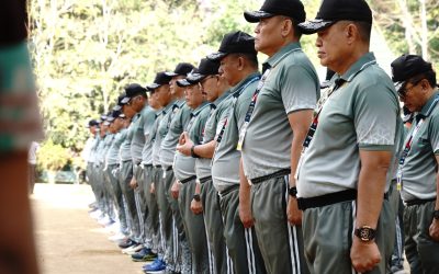 Calon Wisudawan Perwira Tinggi TNI AD Berikrar di Puncak Tidar Magelang.