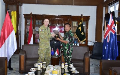 Gubernur Akademi Militer, Mayjen TNI R. Sidharta Wisnu Graha, S.E. Melaksanakan Audiensi dengan Counsellor Defence Policy Kedubes Australia