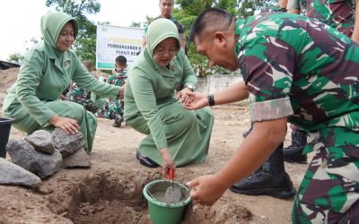 Tertanamnya Sejarah Baru dengan Peletakan Batu Pertama Kartika Bakery oleh Gubernur Akmil