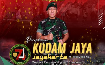 Gubernur Akademi Militer Beserta Persit Kartika Chandra Kirana PCBS Akmil dan Keluarga Besar Akademi Militer Mengucapkan Dirgahayu Kodam Jaya Jayakarta “Bersama Rakyat Mengawal Demokrasi Membangun Indonesia Maju”.