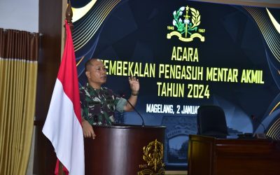 Dirdik Akmil Buka Pembekalan Pengasuh Resimen Taruna 2024