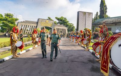 Gubernur Akademi Militer, AAU, AAL dan Akpol Sambut Danjen Akademi TNI