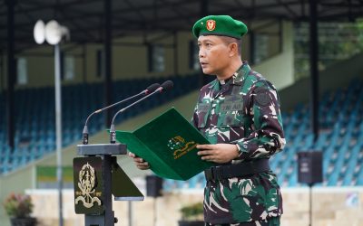 Dirdik Pimpin Upacara Bendera Minggu ke Empat