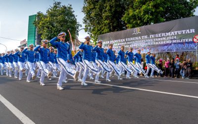 Kirab Taruna Akmil Tk.IV Sermatutar Capaja TNI AD 2024