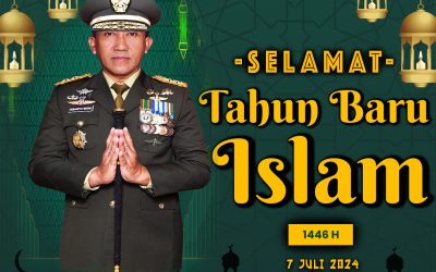 Gubernur Akademi Militer Beserta Persit Kartika Chandra Kirana PCBS Akmil dan Keluarga Besar Akademi Militer Mengucapkan Selamat Tahun Baru Islam 1446 Hijriyah.