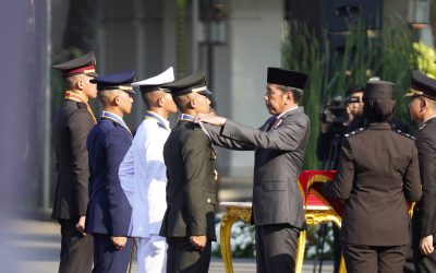 Presiden Joko Widodo Lantik 906 Perwira TNI-Polri Dalam Upacara Praspa 2024