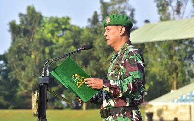 Widyaiswara Bidang Manajemen Akmil Brigjen TNI Afianto Pimpin Upacara Bendera