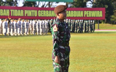 Brigjen TNI Hari Mulyanto Pimpin Upacara Bendera Minggu Pertama Agustus 2024