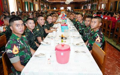 Delegasi Chulachomklao Royal Military Academy Thailand Berkunjung ke Resimen Taruna