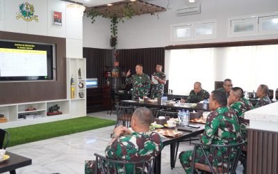 Gubernur Akademi Militer Terima Paparan Kesiapan Kunjungan Taruna Luar Negeri