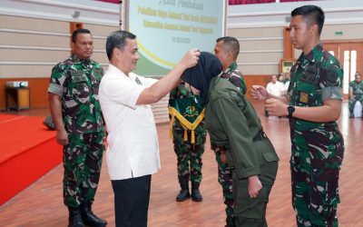 Ketua Yayasan Kartika Eka Paksi dan Wakil Gubernur Akmil Buka Program Pelatihan Sayamuda 2024