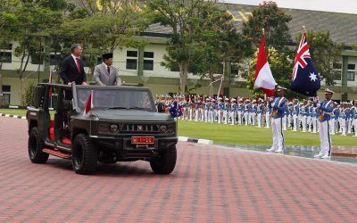 Penerimaan Menteri Pertahanan Australia di Akademi Militer