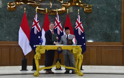 Menteri Pertahanan Indonesia dan Australia Tanda Tangani Perjanjian Kerja Sama Pertahanan