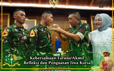 Kebersamaan Taruna Akmil Refleksi dan Penguatan Jiwa Korsa