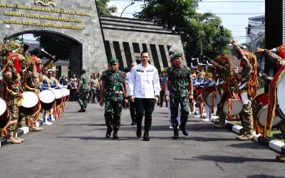 Kunjungan Menteri Agraria dan Tata Ruang di Akademi Militer