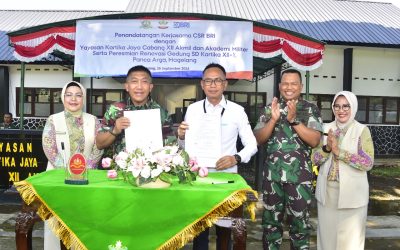 Gubernur Akmil Apresiasi BRI Dalam Merenovasi SD Kartika XII-1 Pancaarga