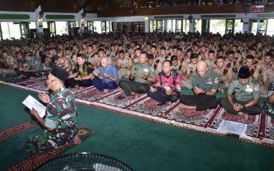 Doa Bersama di Akmil Dalam Rangka Peringatan HUT ke-79 TNI