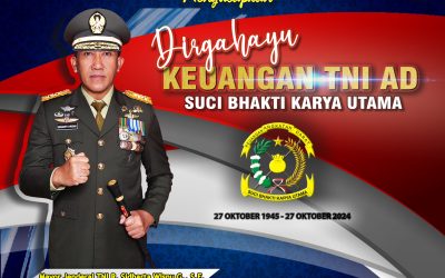 Gubernur Akademi Militer Beserta Persit Kartika Chandra Kirana PCBS Akmil dan Keluarga Besar Akademi Militer Mengucapkan Dirgahayu Keuangan TNI AD “Suci Bhakti Karya Utama”.