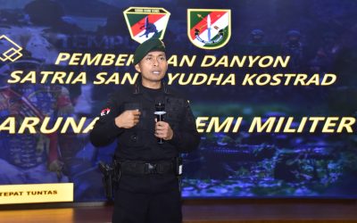 Pembekalan Danyon Satria Sandi Yudha Kostrad Kepada Taruna Akmil Tingkat IV