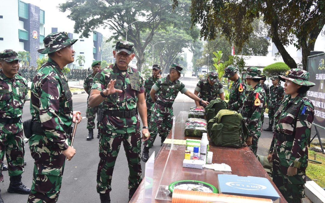 Danmentar Pimpin Kesiapan Latihan Praja Bakti Taruna Akademi Militer Tingkat II