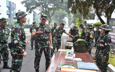 Danmentar Pimpin Kesiapan Latihan Praja Bakti Taruna Akademi Militer Tingkat II