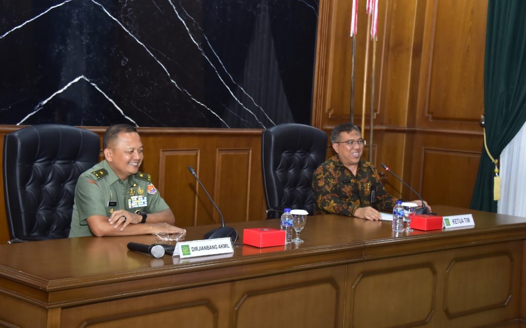 Exit Meeting Kunjungan Tim Wasrik BPK RI di Akademi Militer